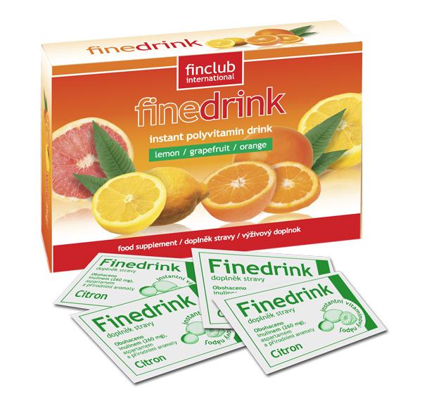 Nápoj Finedrink - Citron 0,2 l FINCLUB